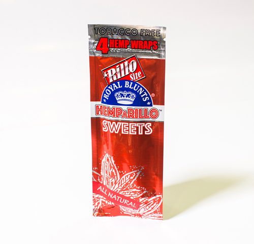 Royal Blunts: 'Rillo Size Hemp Wraps | SWEETS (Pack Of 4)