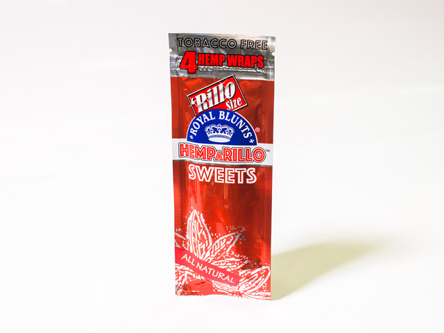 Royal Blunts: 'Rillo Size Hemp Wraps | SWEETS (Pack Of 4)