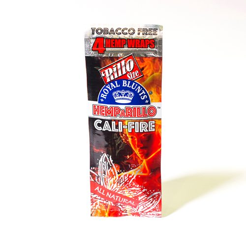 Royal Blunts: 'Rillo Size Hemp Wraps | CALI FIRE (Pack Of 4)