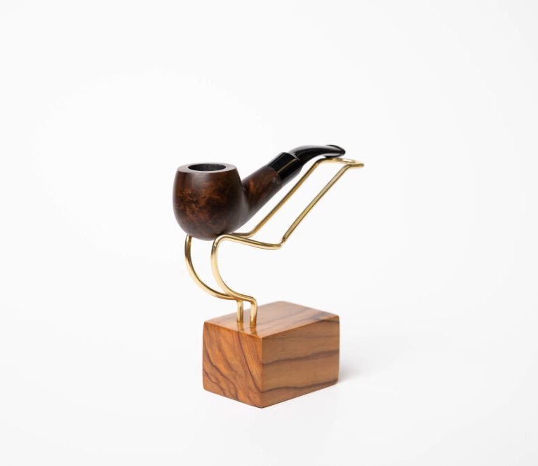 Real Briar - Dinky #2 Bent Apple Pipe