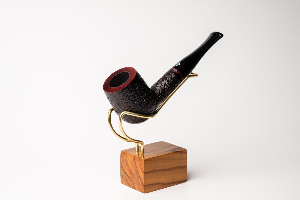 Parker - Sandblast Straight Dark Billiard Pipe