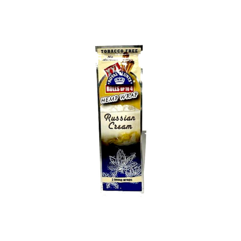 Royal Blunts - XXL Hemp Wraps RUSSIAN CREAM (Pack Of 2)