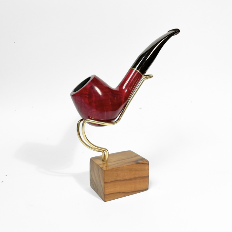 Carlo Perrucci - Smooth Red Slight Bent Pipe (9mm Filter)