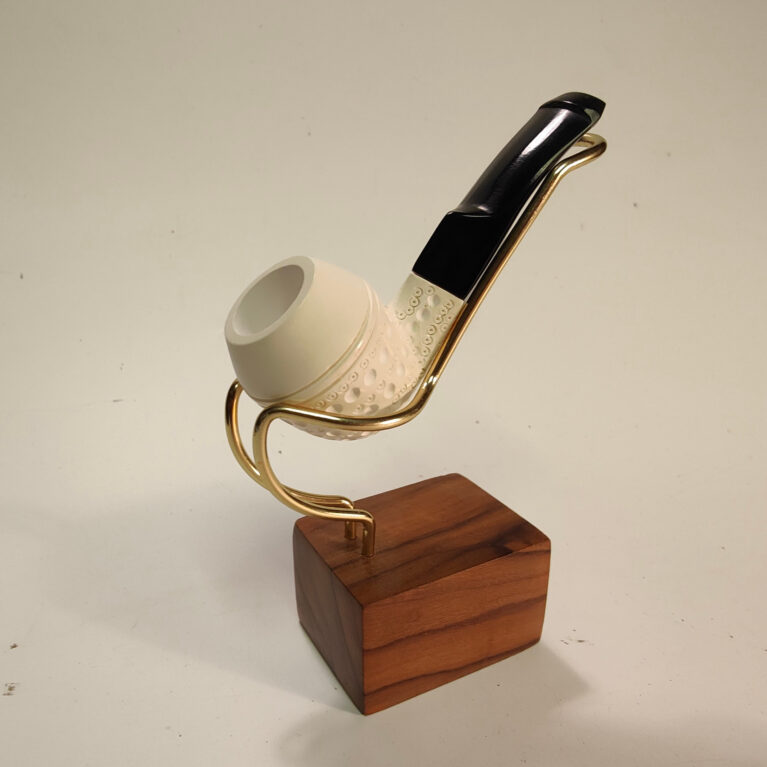 Turkish Block Meerschaum - Small Golf Ball Pipe